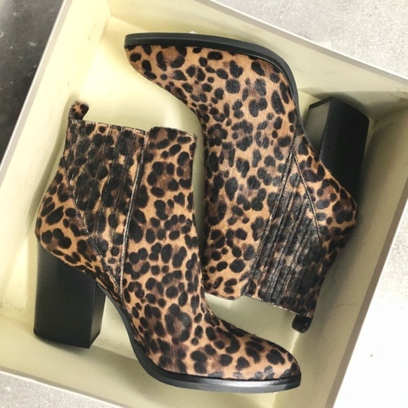 MARC FISHER ALVA GENUINE CALF HAIR BOOTIE 6 - Picture 1 of 12